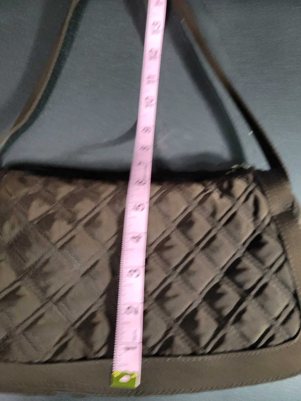 Vera Bradley Quilted Brown Shoulder Bag